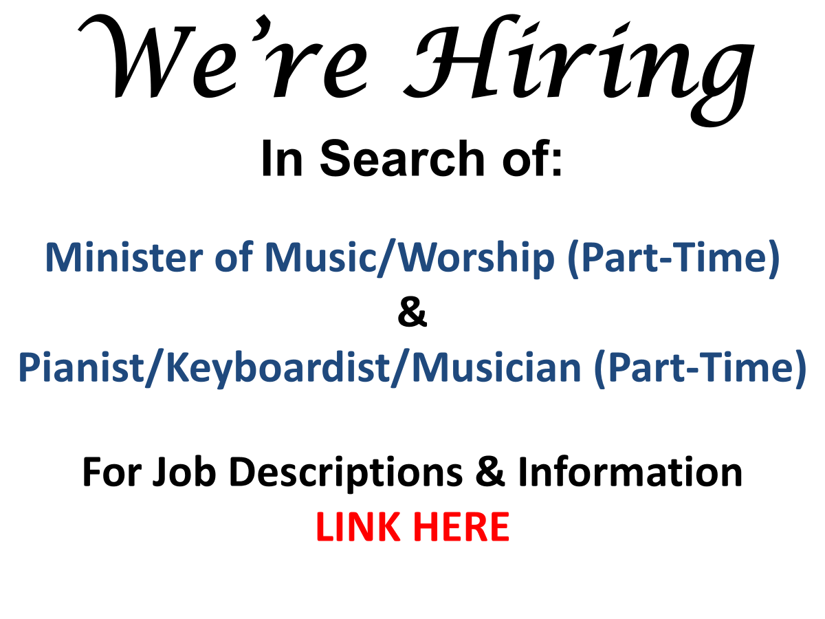 We’re Hiring Link