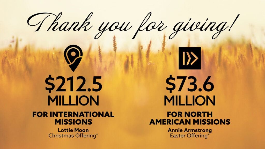 IMB-NAMB Giving Thank You